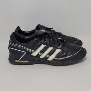Kids Adidas Puntero Boys Turf Soccer Football Sneakers Shoes Black White Size 4